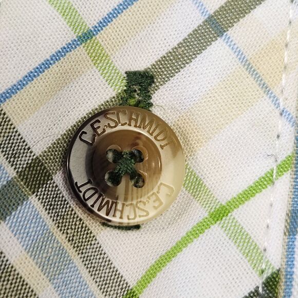 Schmidt Shirt Mens L Button Up Workwear Chore‎ Utility Outdoors Rugged Trucker - Picture 3 of 7